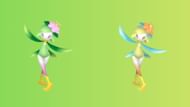 Hisuian Lilligant and its shiny form in Pokemon GO (Image via TPC)